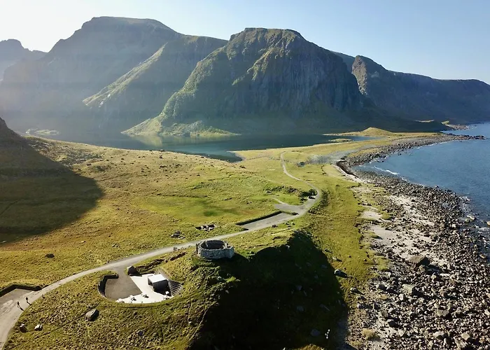 Дом отдыха Kvalvika Retreat - Lofoten Лекнес
